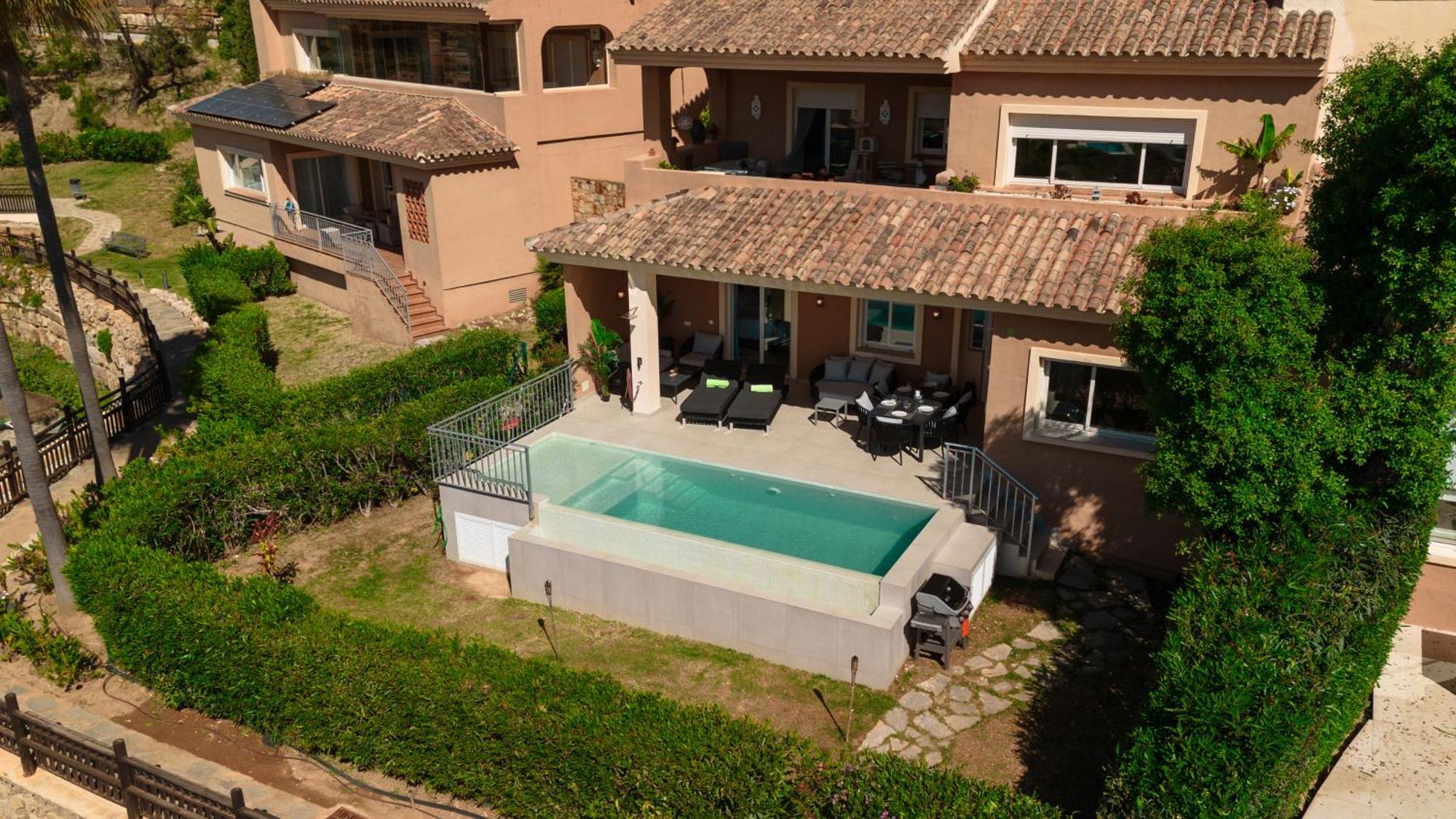 Sitio de CalahondaPrivate Heatable Infinity Pool With Sea Views In La Mairena, Marbella公寓 外观 照片