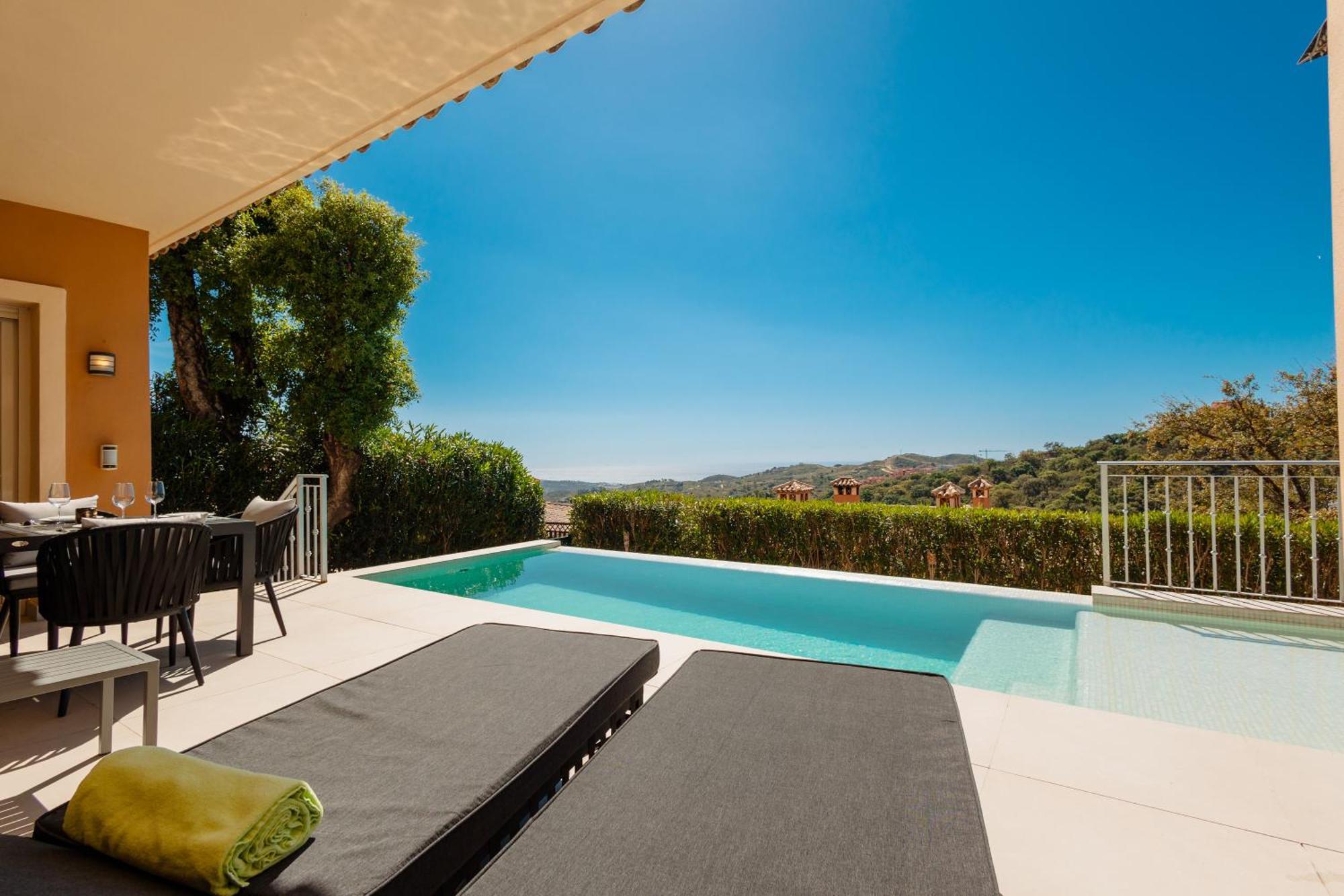 Sitio de CalahondaPrivate Heatable Infinity Pool With Sea Views In La Mairena, Marbella公寓 外观 照片