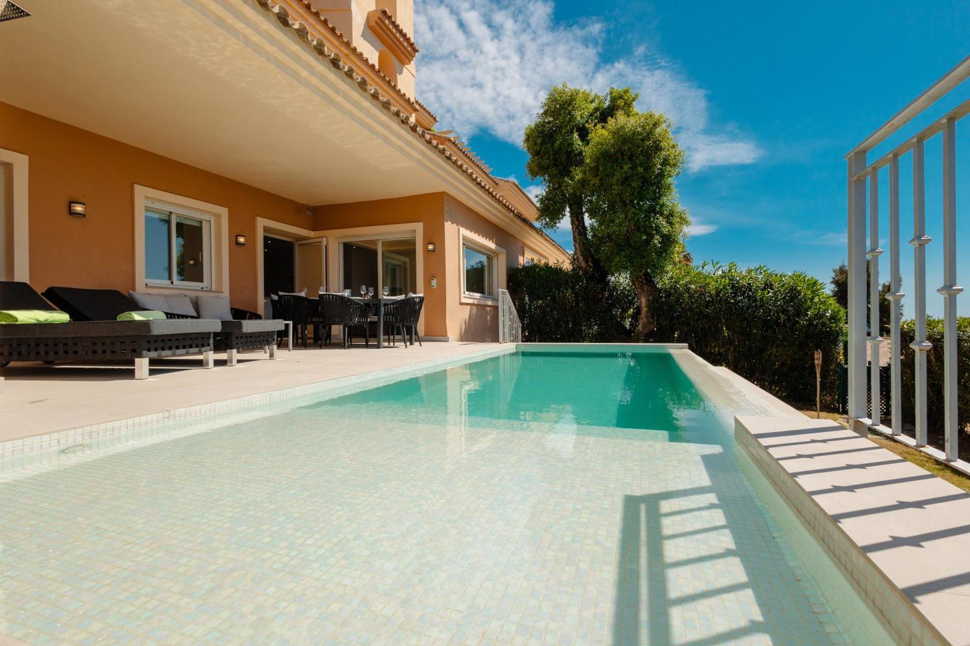 Sitio de CalahondaPrivate Heatable Infinity Pool With Sea Views In La Mairena, Marbella公寓 外观 照片