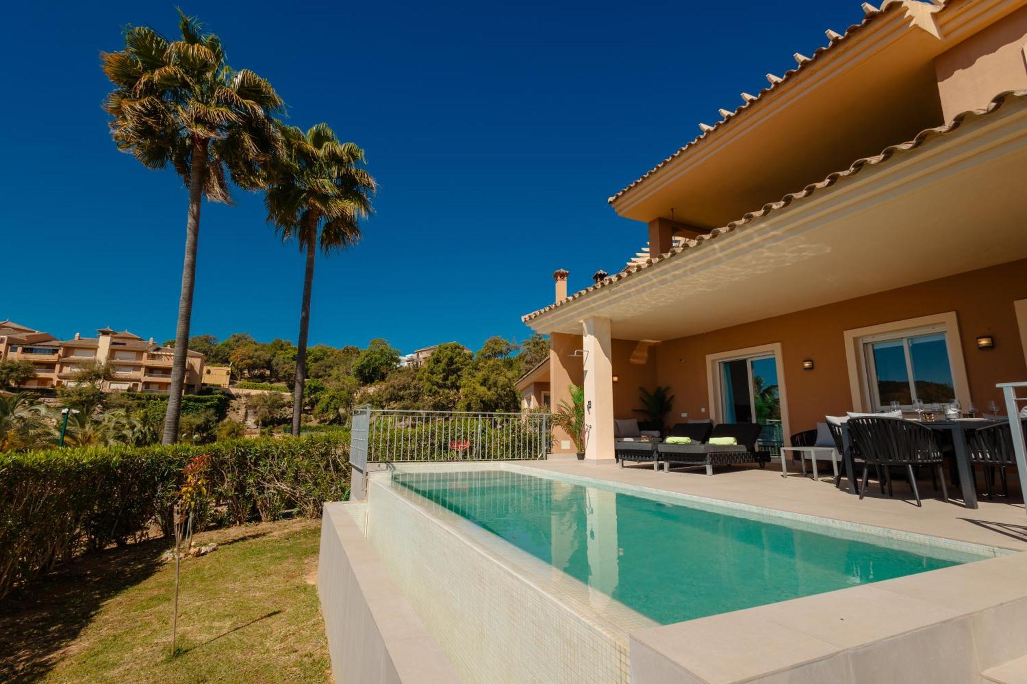 Sitio de CalahondaPrivate Heatable Infinity Pool With Sea Views In La Mairena, Marbella公寓 外观 照片